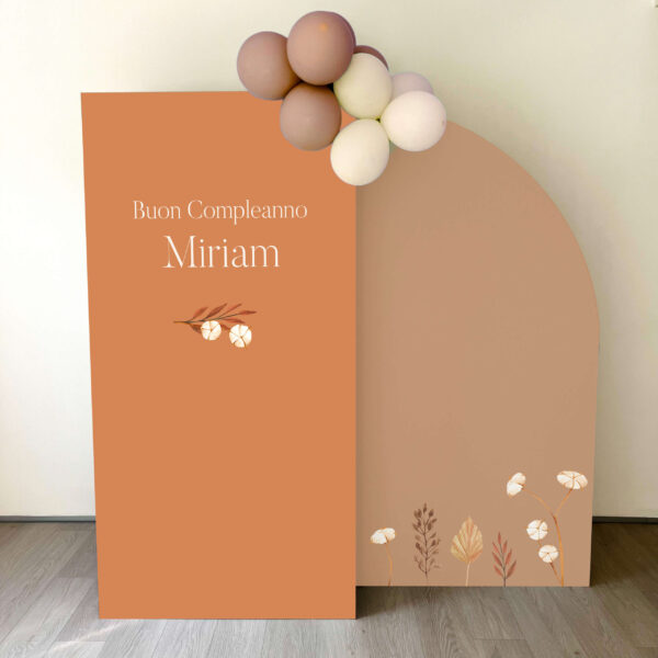SET FOTOGRAFICO "AUTUNNO ELEGANTE"  Rettangolo Centrale + 1 Mezzaluna - immagine 2