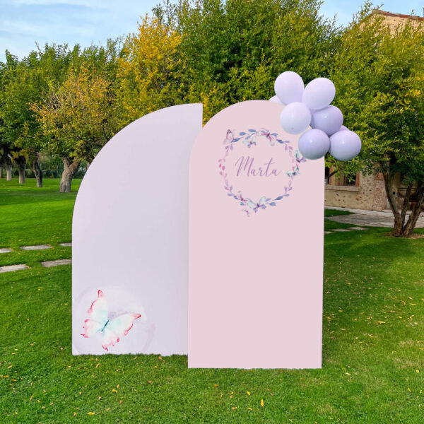 SET FOTOGRAFICO "FARFALLE"    Arco centrale + 1 Mezzaluna - immagine 2