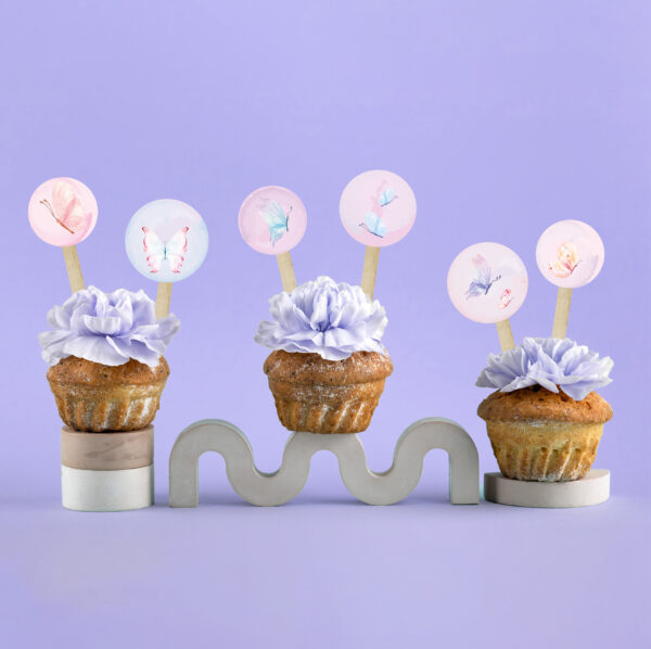 SET DECORAZIONI piccolo "FARFALLE" (6pz)