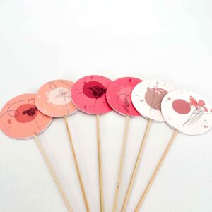 SET DECORAZIONI grande "UCCELLINI" (6pz)