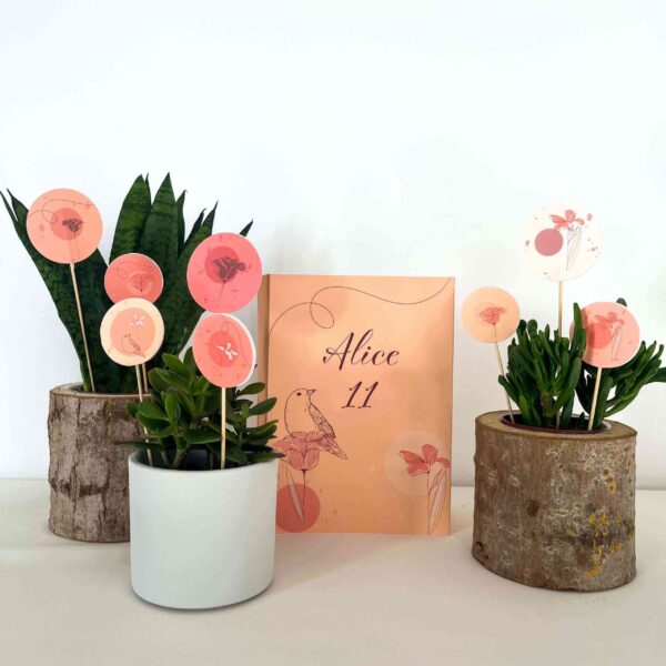 SET DECORAZIONI piccolo "UCCELLINI" (6pz) - immagine 5