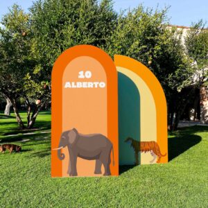 SET FOTOGRAFICO "SAFARI"    Arco centrale + 1 Mezzaluna