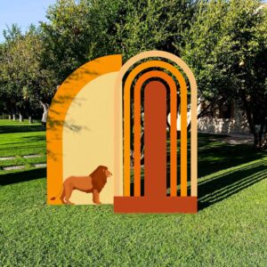 SET FOTOGRAFICO "SAFARI"  Arcobaleno centrale + 1 Mezzaluna