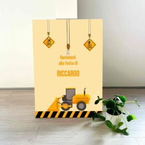 CARTELLO BENVENUTO "LAVORI IN CORSO"