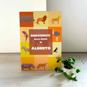 CARTELLO BENVENUTO "SAFARI"