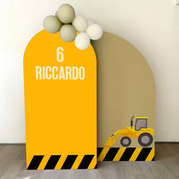 SET FOTOGRAFICO "LAVORI IN CORSO"    Arco centrale + 1 Mezzaluna - immagine 3