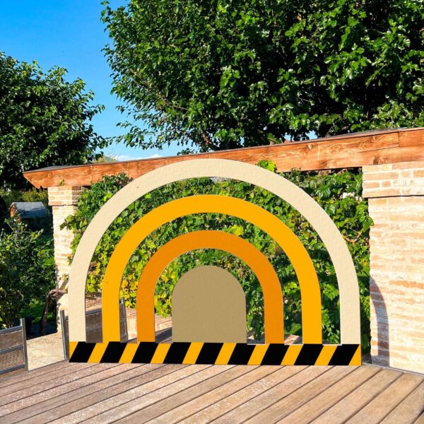 SFONDO TAVOLO "LAVORI IN CORSO"  Arcobaleno - immagine 3