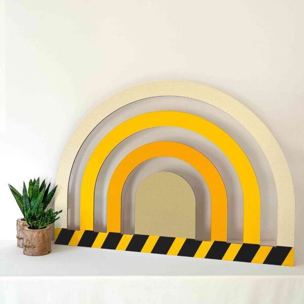 SFONDO TAVOLO "LAVORI IN CORSO"  Arcobaleno - immagine 2