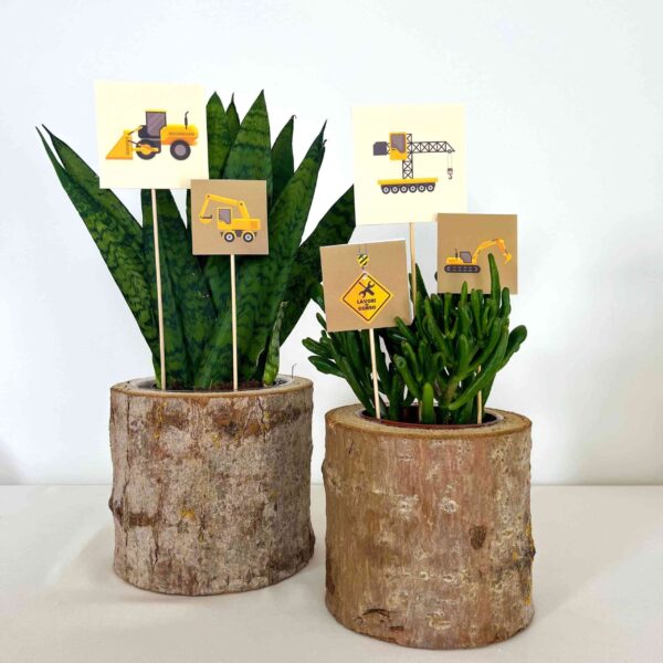 SET DECORAZIONI piccolo "LAVORI IN CORSO" (6pz) - immagine 7
