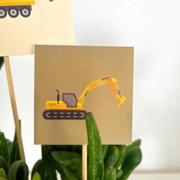 SET DECORAZIONI piccolo "LAVORI IN CORSO" (6pz) - immagine 6