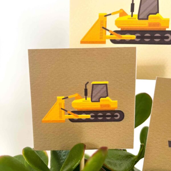 SET DECORAZIONI piccolo "LAVORI IN CORSO" (6pz) - immagine 2