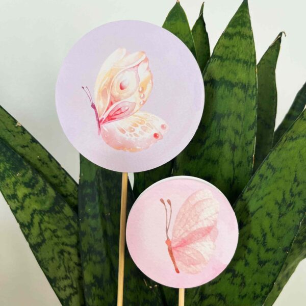 SET DECORAZIONI grande "FARFALLE" (6pz) - immagine 4
