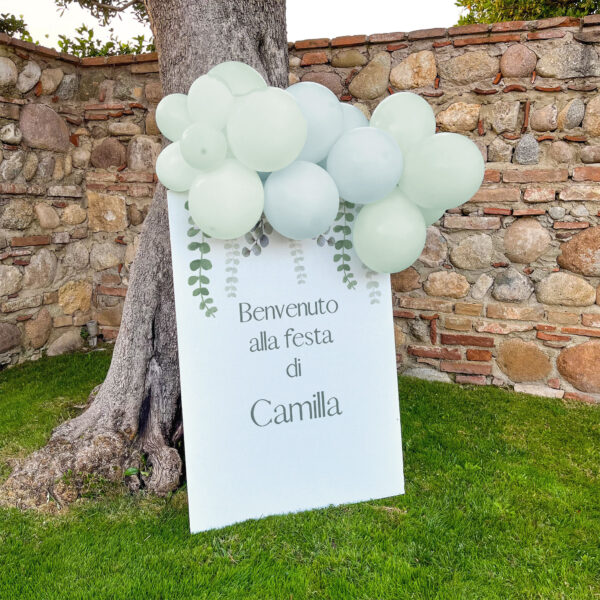 CARTELLO BENVENUTO "EUCALIPTO"
